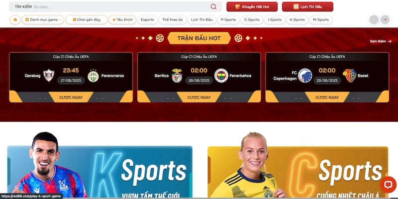 Red88 - Trang cá cược bóng đá chơi là mê